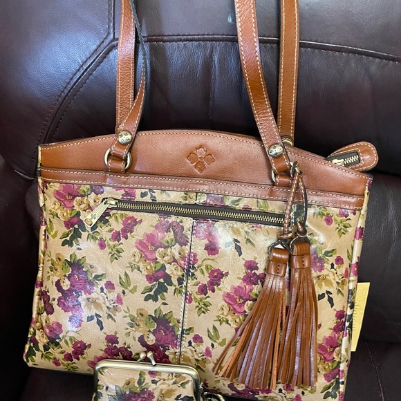 Patricia Nash Bags Patricia Nash Antique Rose Tote And Coin Purse